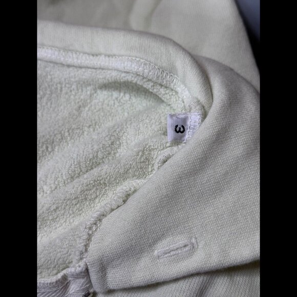 Freecity Cream Hoodie with Black and Blue Accents - Picture 7 of 8